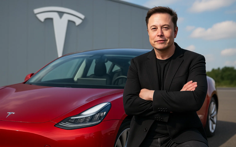 Tesla stock is skyrocketing 7% today as Tesla Chair calls Musk a ‘generational leader’