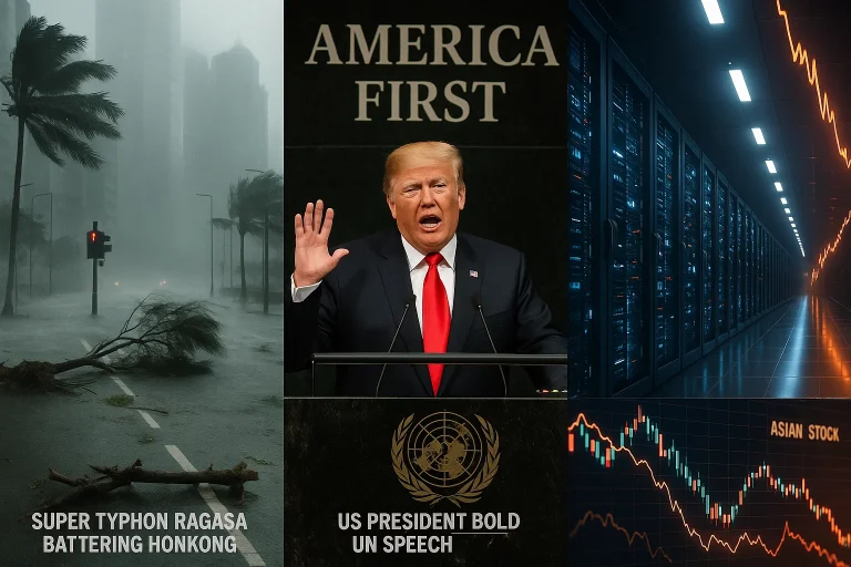 Morning Brief: typhoon ravages Asia, Trump shifts diplomacy, $500B AI push