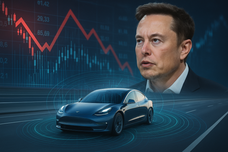 Tesla stock drop 2% amid NHTSA scrutiny and profit declines