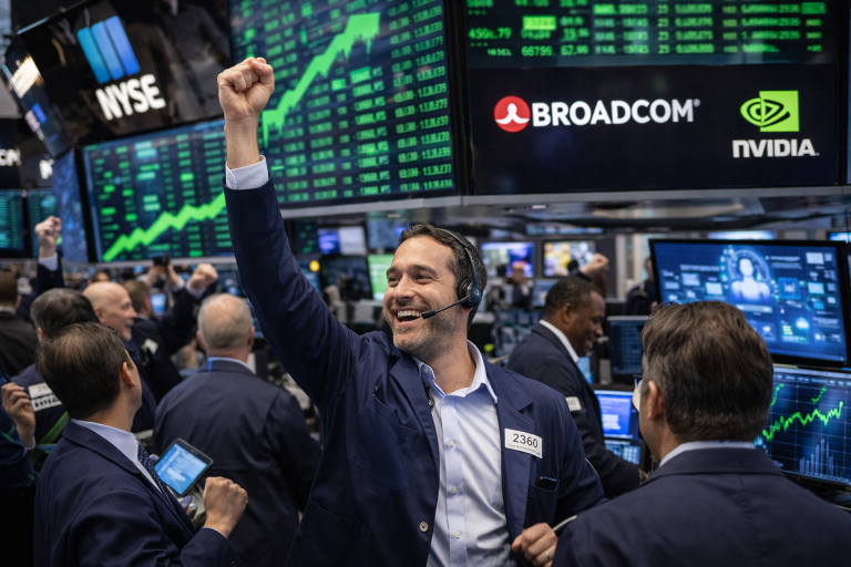 Dow jumps 1,000 points as Nvidia, Broadcom spark tech-led market comeback