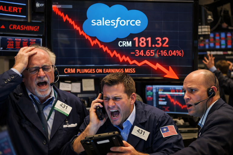 Salesforce stock wipeout hits $212B as acquisition spree backfires