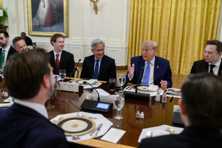 Trump, AI leaders sign voluntary pact as calls for slowdown intensify