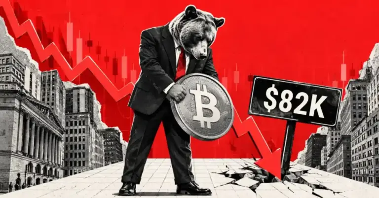 Bitcoin ETFs Bleed $485M as BTC Falls Toward $82K — Bearish Move Ahead?