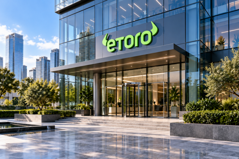 eToro stock has crashed and inverted C&H points to a steeper dive